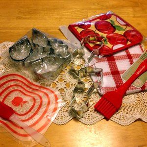 Baking, Cooking, Colorful home bundle, apple theme